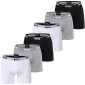 BOSS Boksershorts grå / sort / hvid