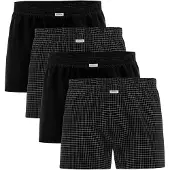 Seidensticker Boksershorts sort / hvid
