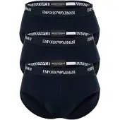 Emporio Armani Emporio Armanitil mænd. EM000258_AF14132 Sæt med 3 marineblå strikkede trusser med stretch (M), Afslappet, Bomuld