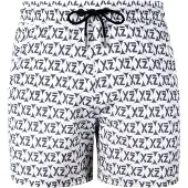 Yeaz Badeshorts 'Seashey' sort / hvid
