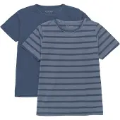 Minymo Shirts natblå / dueblå