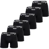 BOSS Boksershorts sort / hvid
