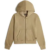 G-Star Washed Hoodie Zip Relaxed Sweater - Beige - Women