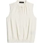 G-Star Stand-Up Collar Sleeveless Top - White - Women