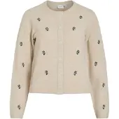 Vila Cardigan 'VISEBORA' navy / lyseblå / greige / oliven