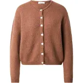 American vintage Cardigan 'VITOW' kastaniebrun