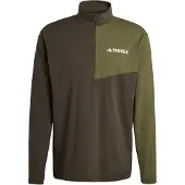 Adidas Terrex Multi Climacool-T-shirt med 1/2 lynlås og lange ærmer, størrelse Medium