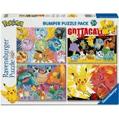 Ravensburger Børnepuslespil 4x100 Pokémon