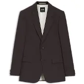 BOSS Relaxed fit habitjakke i twill