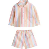 Next Sæt pastelblå / pastelgrøn / pastelorange / offwhite