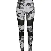 Urban Classics Leggings grå / sort / hvid