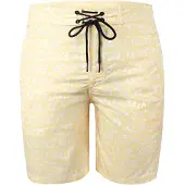Yeaz Badeshorts 'Dazzers' lysegul / hvid