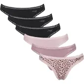 Sloggi String brun / lilla / lysviolet / sort