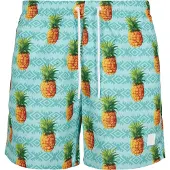 Urban Classics Badeshorts turkis / aqua / okker / gylden gul / grøn