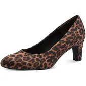 Tamaris Pumps brun / brokade / sort