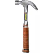 Estwing E12C Curved Claw Hammer EWEE12C Stacked Leather Grip, klauwhamer 340 gram