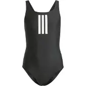 Adidas Badedragt - 3S MID SUIT GY - Sort/Hvid - - 10 år (140) - Badetøj