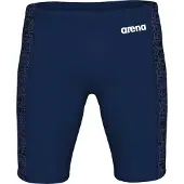 Arena Badebukser 'Snakeskin Jammer' marin / indigo / hvid