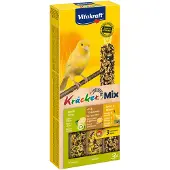 Vitakraft Kräcker Trio-Mix Kanarie - Æg, Kiwi & Banan - 3 stk.