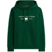Tommy Hilfiger Sweatshirt 'Brand Love' gran / hvid