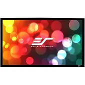 Elite Screens Elite SableFrame ER135WH1 - Projektionsskærm - vægmonterbar - 135 (343 cm) - 16:9 - CineWhite - sort fløjl