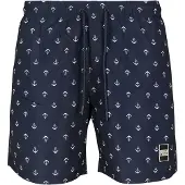 Urban Classics Badeshorts marin / hvid