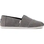 Toms Herresko Canvas Espadriller Sort Distressed