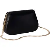 Calvin Klein Skuldertaske 'Monogram Plaque Chain Strap Curved' sort