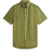 Tommy Hilfiger Mw0mw41531 Linen Kortærmet Skjorte