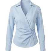 STUDIO SELECT Bluse 'Regina' lyseblå