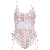 LASCANA Badedragt indigo / mint / mørkeorange / rosé