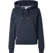 Superdry Superdrytil kvinder. W2012667A Essential Logo Sweatshirt navy (XS), Casual, Bomuld, Blå