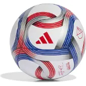 Adidas Fodbold MLS Training - Hvid/Konge blå/Rød/Sølv, størrelse Ball SZ. 5