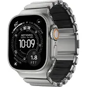 Nomad Stratos Band - 49mm | Natural Titanium | Black FKM