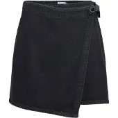 Object Denim Slå-om-nederdel