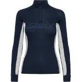 Swix RaceX Merino Half Zip, dame, navy