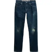 Superdry Superdrytil mænd. M7010888A Mørkeblå Slim Vintage Jeans (34/32), Casual, Bomuld, Denim