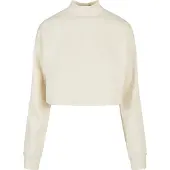 Urban Classics Cropped Oversized High Neck Crew Sweatshirt