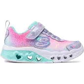 SKECHERS Piger Sommerfugl Hjerte Lys Simply Love Sneakers Lilla