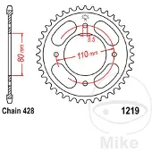 Jt 428 Jtr1219.42 Steel Bagtandhjul