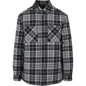 Urban Classics Skjorte grå / sort / hvid