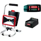 Oregon Led-spotlight Med Batteri Og Oplader 2.4ah