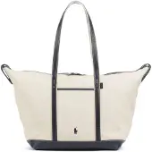 Ralph Lauren Shopper ecru / mørkeblå
