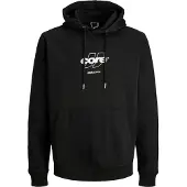 Jack & Jones Sweatshirt 'JCOCLUB' sort / hvid