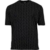 Armani Exchange A|X Armani Exchangetil mænd. XM001228AF10356FC026 T-shirt Regular Fit sort (XL), Casual, Bomuld, Korte ærmer