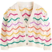 Next Cardigan curry / petroleum / hummer / uldhvid