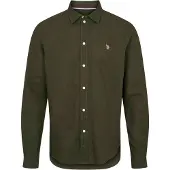 U.S. POLO ASSN. Skjorte 'UMBOLT' mørkebrun