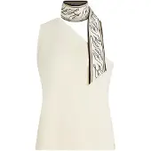 Karl Lagerfeld Sticktop creme / sort