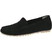 Caprice Moccasin, black, made of Leather without heel, Size 39