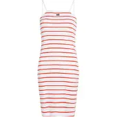 Karl Lagerfeld Kjole beige / mørkeorange / sort / hvid
